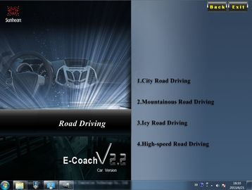 3D Driving Simulator Software with Evaluation System