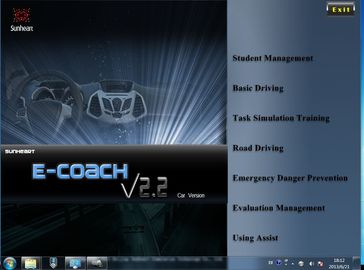 3D Driving Simulator Software with Evaluation System