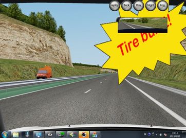 3D Driving Simulator Software with Evaluation System