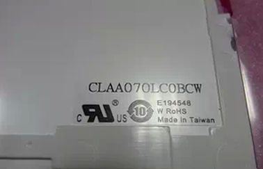 CLAA070LC0BCW CPT LCD Panel 220nits LVDS Interface 20ms Response Time